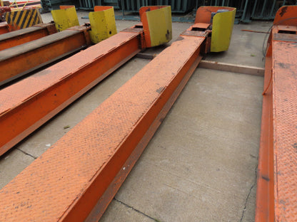 Cleveland Tramrail Motorized Gantry Crane End Truck Drive Floor Track 2Hp 480V