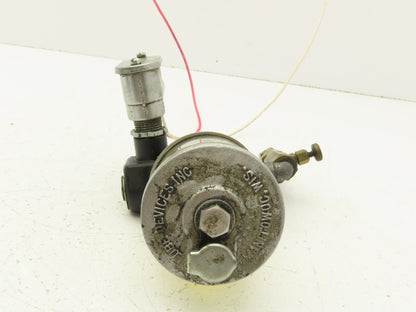 Lube Devices 727-1 Machine Oiler Lubricator 120V Solenoid 40PSI 12oz Reservoir