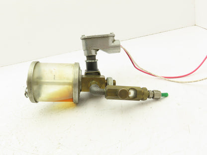 Lube Devices 727-1 Machine Oiler Lubricator 120V Solenoid 40PSI 12oz Reservoir