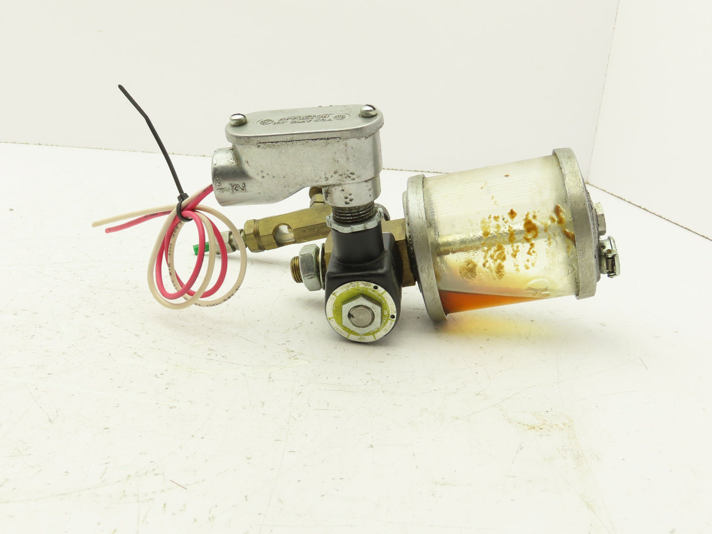 Lube Devices 727-1 Machine Oiler Lubricator 120V Solenoid 40PSI 12oz Reservoir