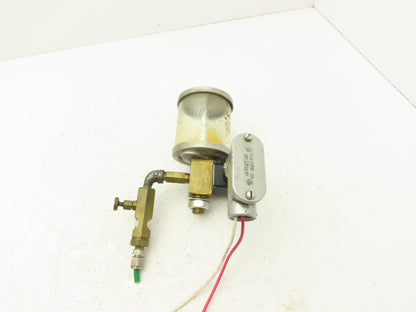 Lube Devices 727-1 Machine Oiler Lubricator 120V Solenoid 40PSI 12oz Reservoir