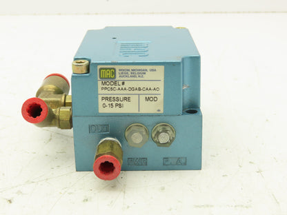 MAC PPC5C-AAA-DGAB-CAA-A0 Proportional Pressure Pneumatic Control Valve