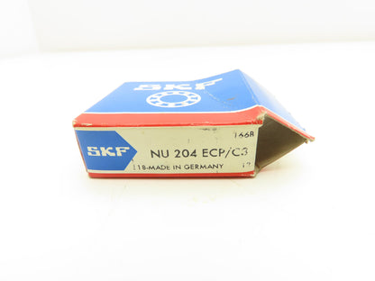 SKF NU 204 ECP/C3 Cylindrical Roller Bearing 20 mm Bore 47 mm OD