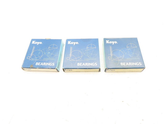 Koyo 6012C3 Deep Groove Roller Bearing 60 mm ID 95 mm OD Lot of 3