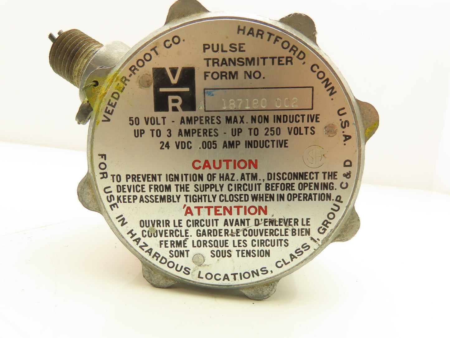 Veeder-Root 187180 002 Pulse Transmitter for Flow Meter  Lot of 2