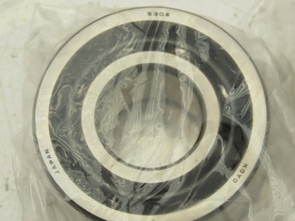 Koyo 5204CD3 Angular Contact Ball Bearing  20 mm ID 47 mm OD Lot of 2