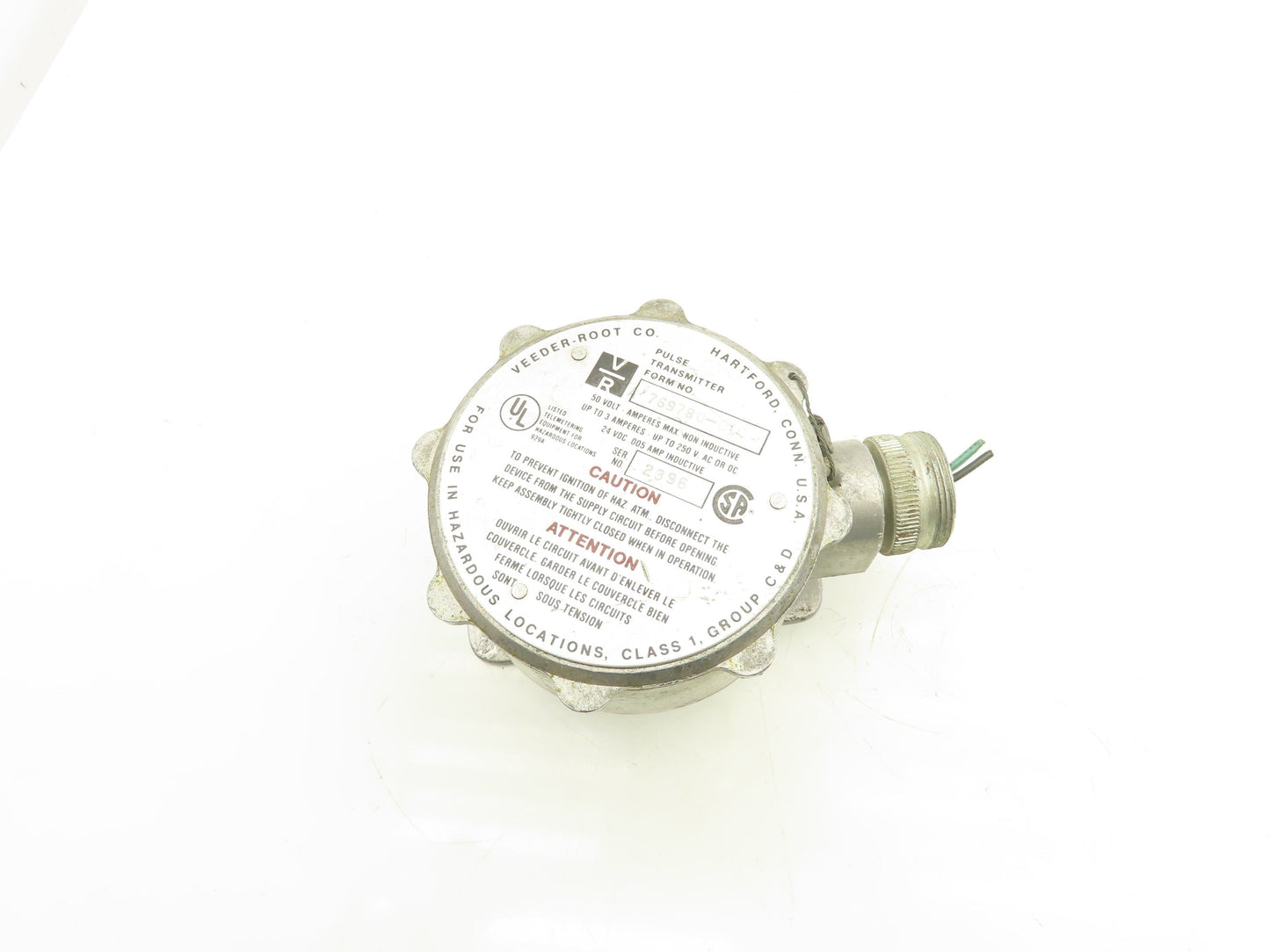 Veeder-Root 769780-010 Pulse Transmitter for Flow Meter w/Mounting Bracket