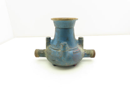 Liquid Flow Meter 3/4 x 3/4" Bronze Valve -No Reader