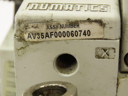 Numatics 353BA400K000030 Pneumatic Air Solenoid Valve Manifold Block 2 Position