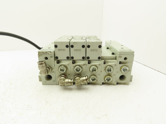 Numatics 353BA400K000030 Pneumatic Air Solenoid Valve Manifold Block 2 Position