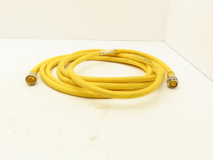 Turck RYM-66-5M 16' Extension Cord Set 7/8" Minifast Connector 6 Conductor