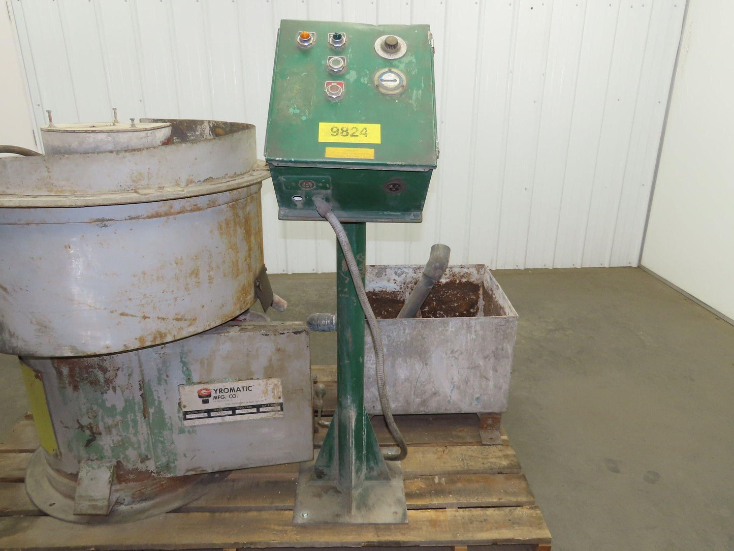 Gyromatic G-5D Vibratory Finisher Mixed Media 5Hp 230/460V 3Ph Tumbler