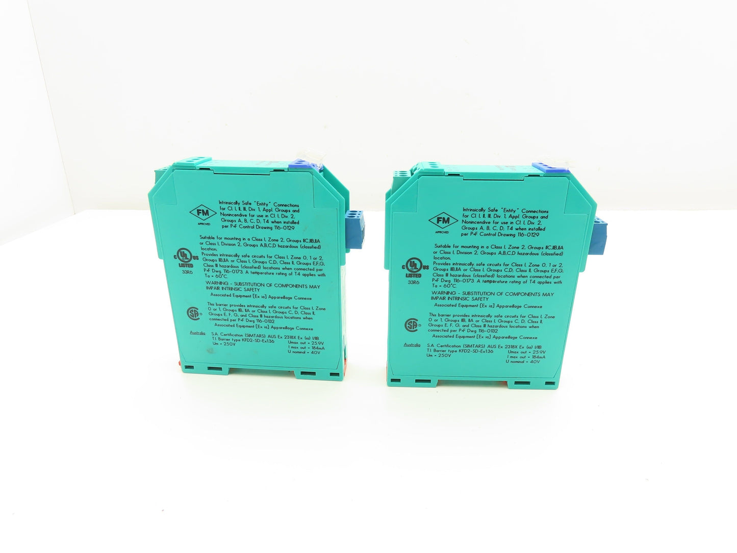 Pepperl Fuchs KFD2-SD-EX1.36 PLC Solenoid Driver Module Lot of 2