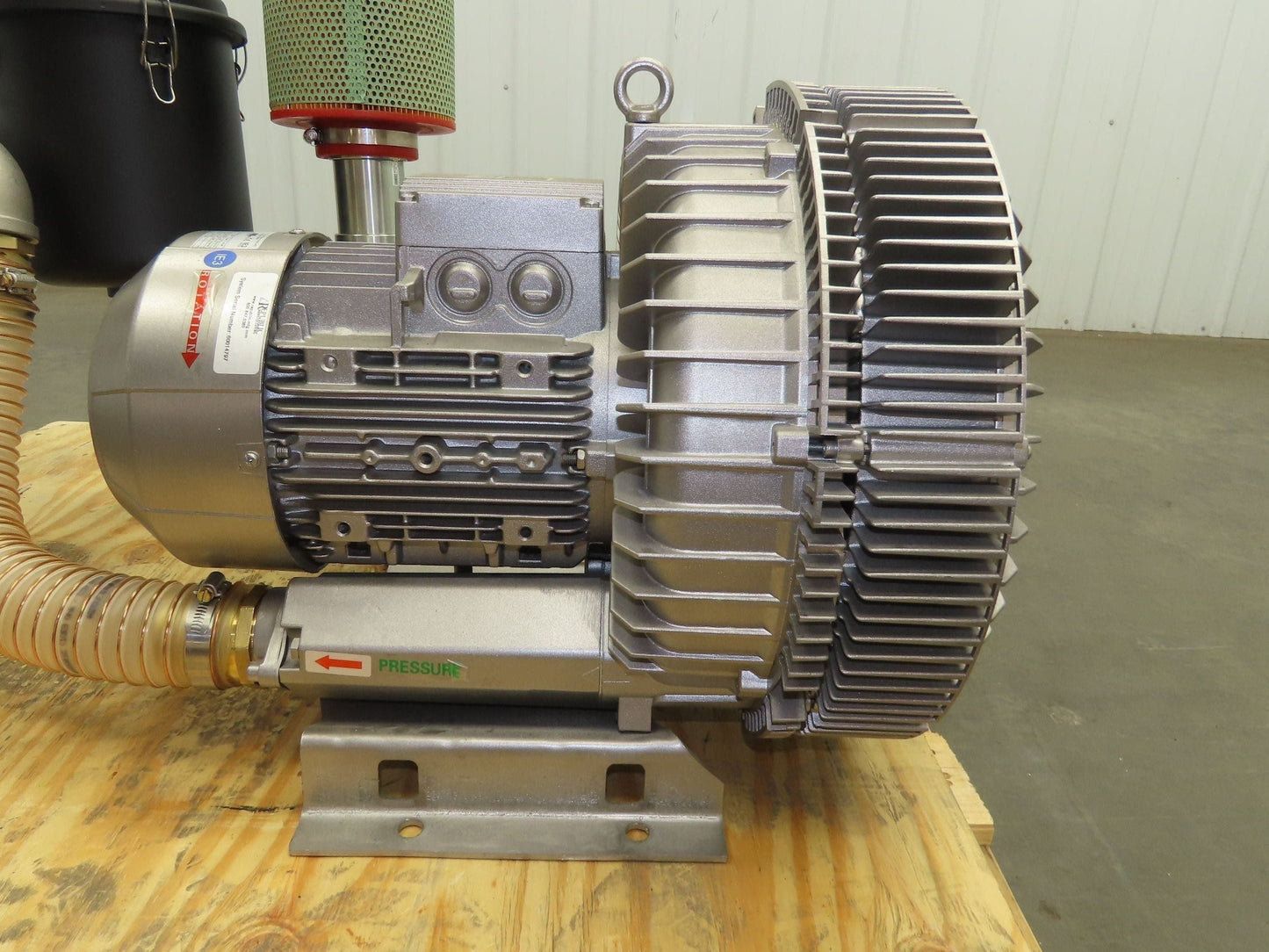 Republic HRC802 2-Stage Regenerative Vacuum Blower 227 CFM 6.5Hp 480V 3PH 2" NPT