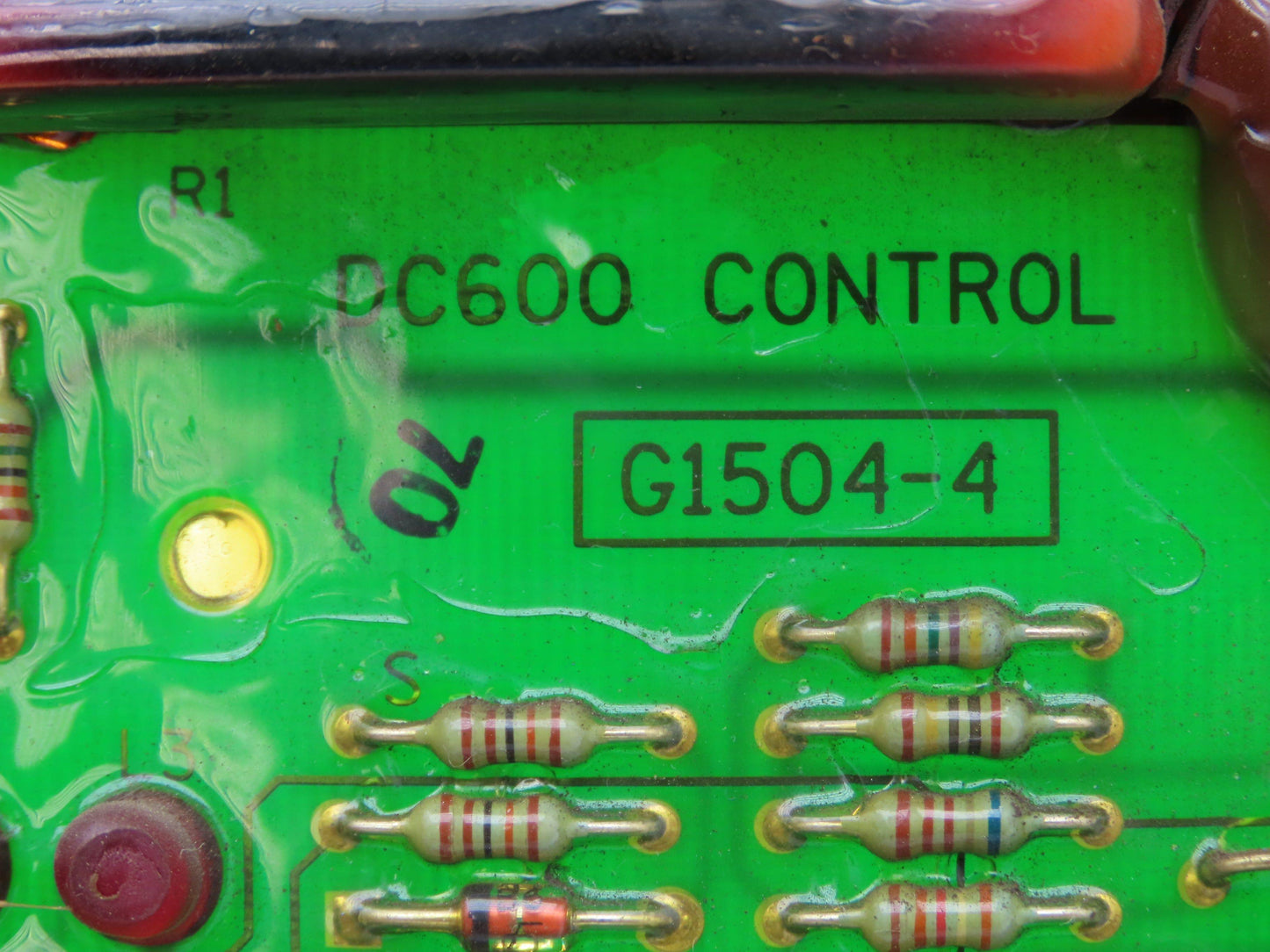 Lincoln Electric G1504-4 Welder Circuit Board DC600 Control Plug Lead Wire