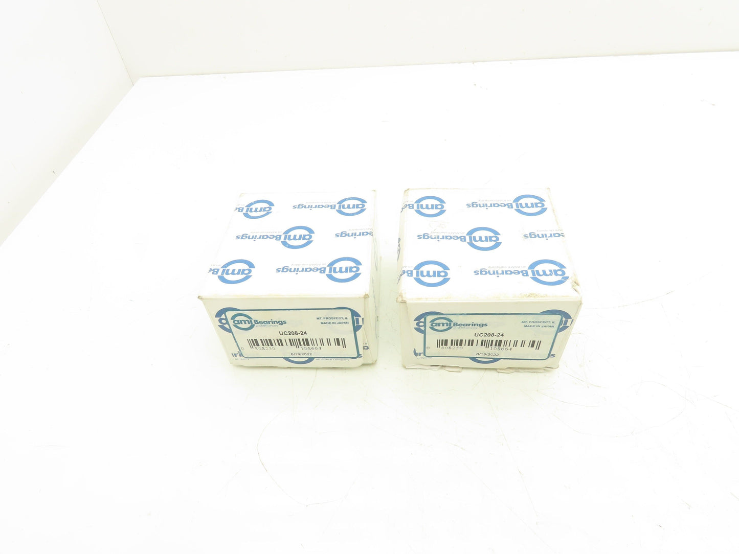 AMI UC208-24 Ball Insert Bearing 1-1/2" Bore Lot of 2