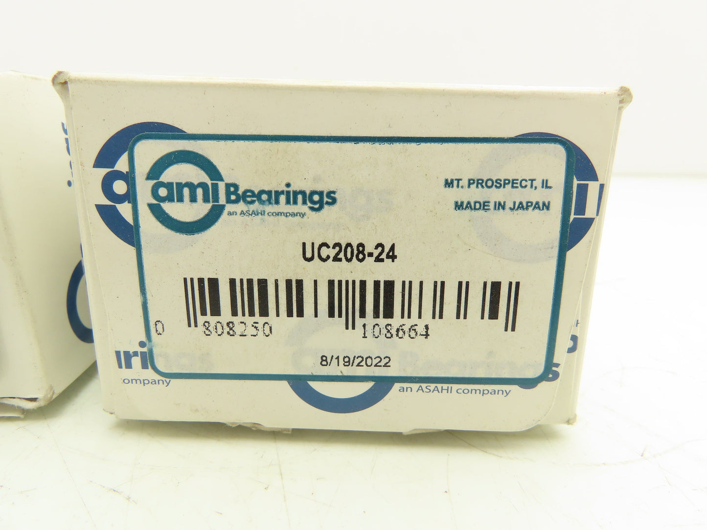 AMI UC208-24 Ball Insert Bearing 1-1/2" Bore Lot of 2