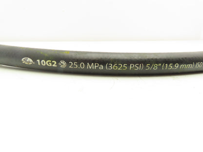 Gates 10G2 SAE 100R2 Hydraulic Hose 5/8" x 28" 3625 PSI JIC Swivel Ends