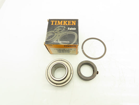 Timken 1107KLLG+COL Eccentric Locking Collar Ball Bearing 1-7/16" Bore