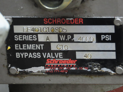 Continental Hydraulic Power Unit 20 Gal 2000psi 8gpm Pump 10hp 460V w/Oil Cooler