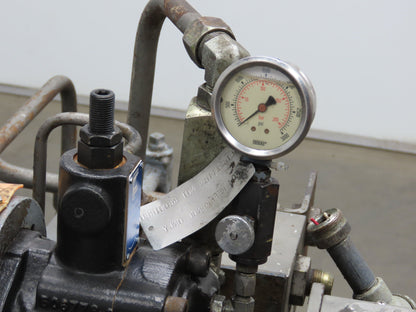 Continental Hydraulic Power Unit 20 Gal 2000psi 8gpm Pump 10hp 460V w/Oil Cooler