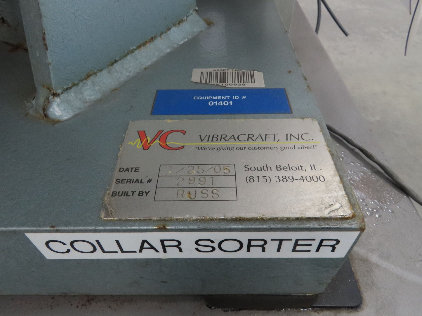 Vibracraft Vibratory Parts Feeder 30" Stainless Bowl Bottle Cap Sorter 115V