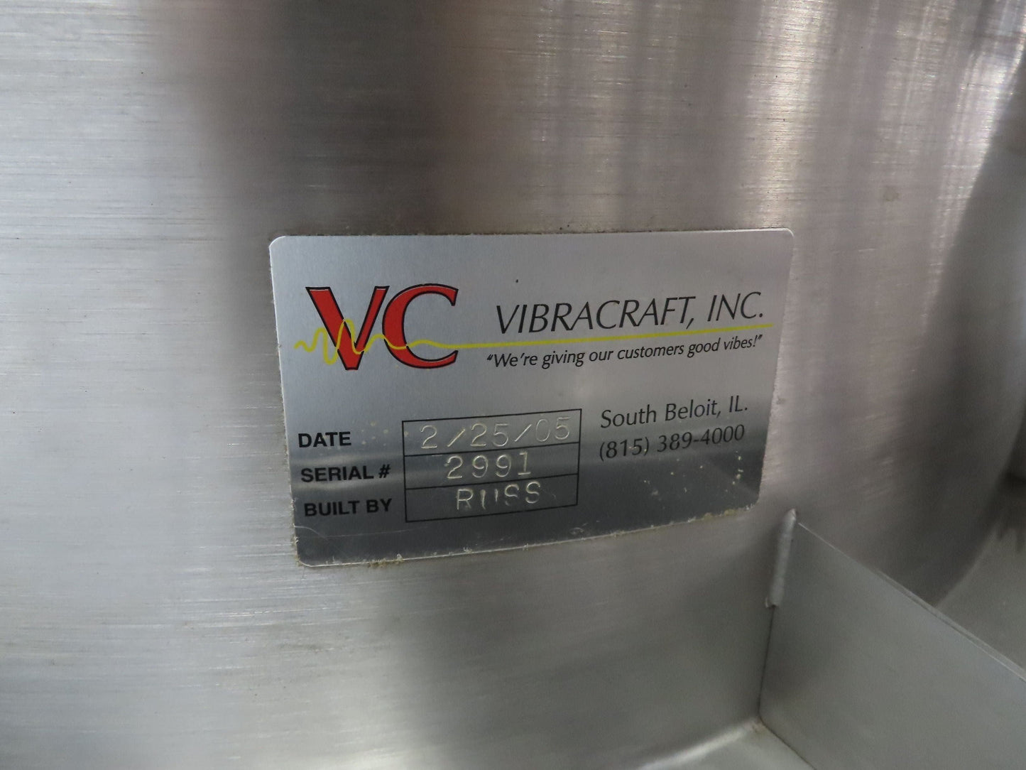 Vibracraft Vibratory Parts Feeder 30" Stainless Bowl Bottle Cap Sorter 115V
