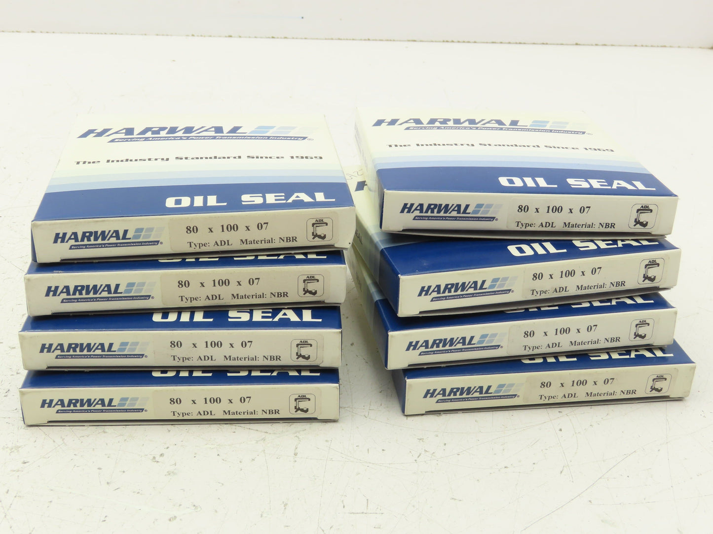 Harwal Rotary Shaft Oil Seal 80x100x07 mm Lot of 8