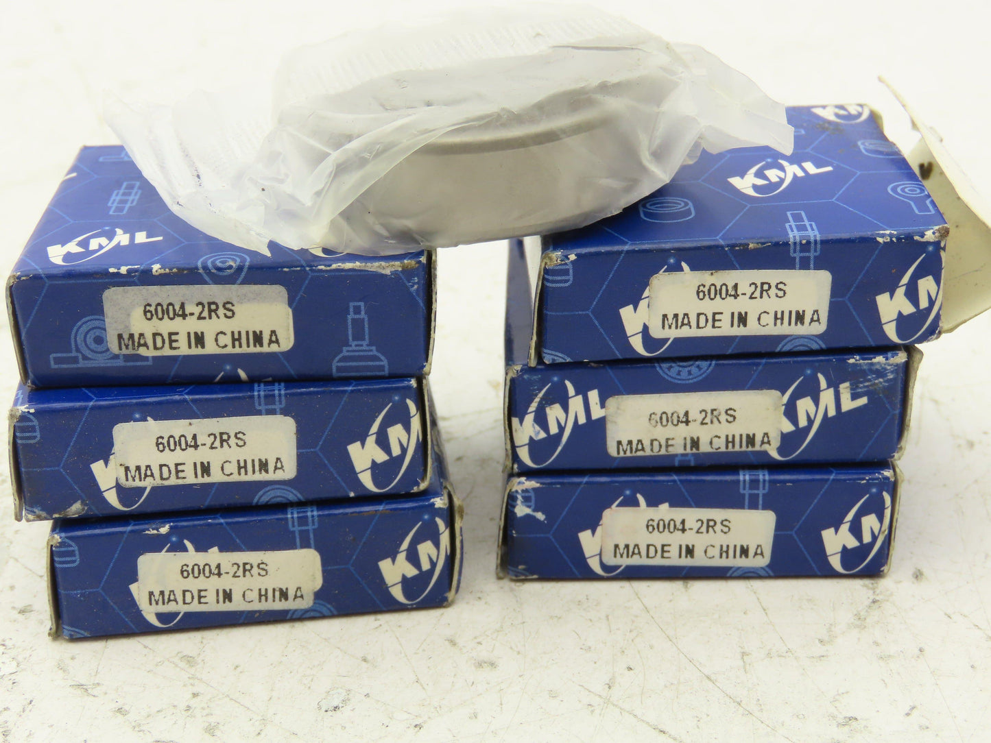 KML 6004-2RS Deep Groove Ball Bearing 20 mm ID 42 mm OD Lot of 6