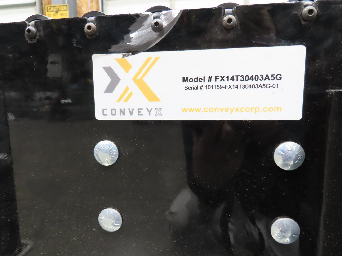 ConveyX 30"x 18-33' Expandable Powered Roller Flex Conveyor Portable 115V