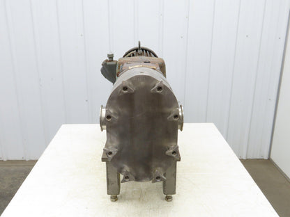 Waukesha SPX 130 Positive Displacement Sanitary Pump 3" Tri-Clamp 5Hp 230/460V