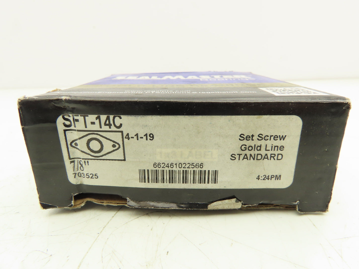 SealMaster SFT-14C Flange Mount Ball Bearing Unit 7/8" Bore