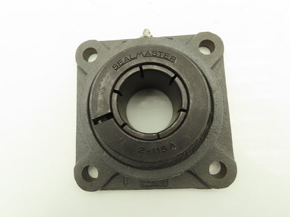 SealMaster MSF-28T 4-Bolt Flange Mount Ball Bearing 1-3/4" Bore