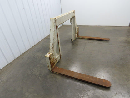 Cascade Fixed Fork Spreader Class 4 Type 84" OD 6x47" Forks 48" Carriage