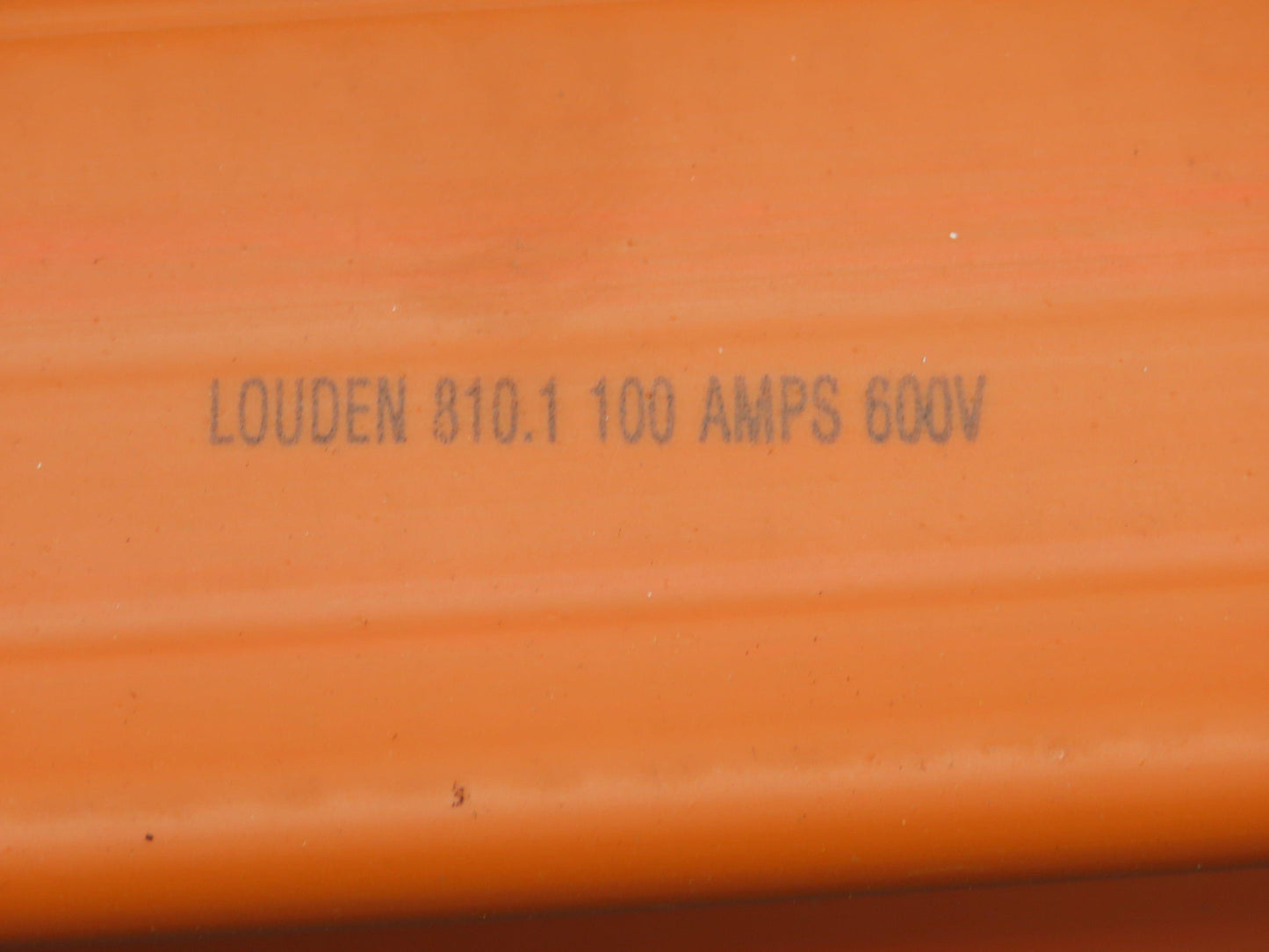 Acco 810.1-R Louden Dual Conductor Bottom Entry Bus Bar Monorail Crane 10'