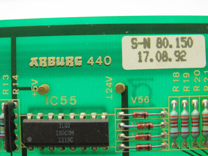 Arburg 440 Circuit Board Slot Card from Injection Molding Machine