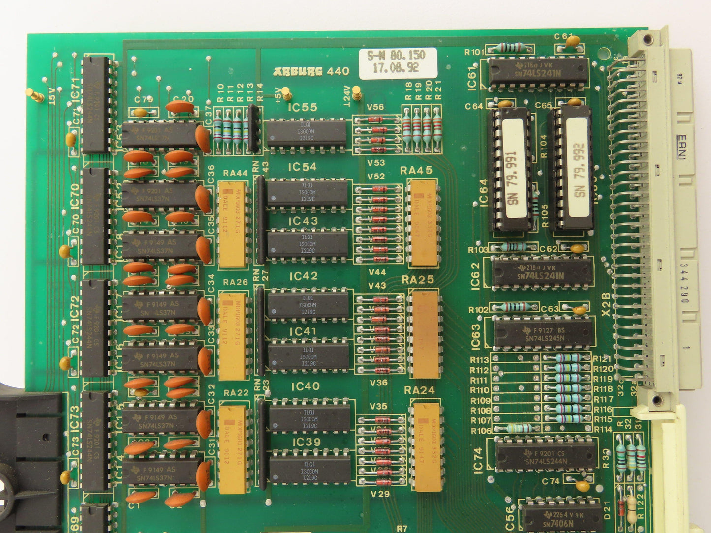 Arburg 440 Circuit Board Slot Card from Injection Molding Machine