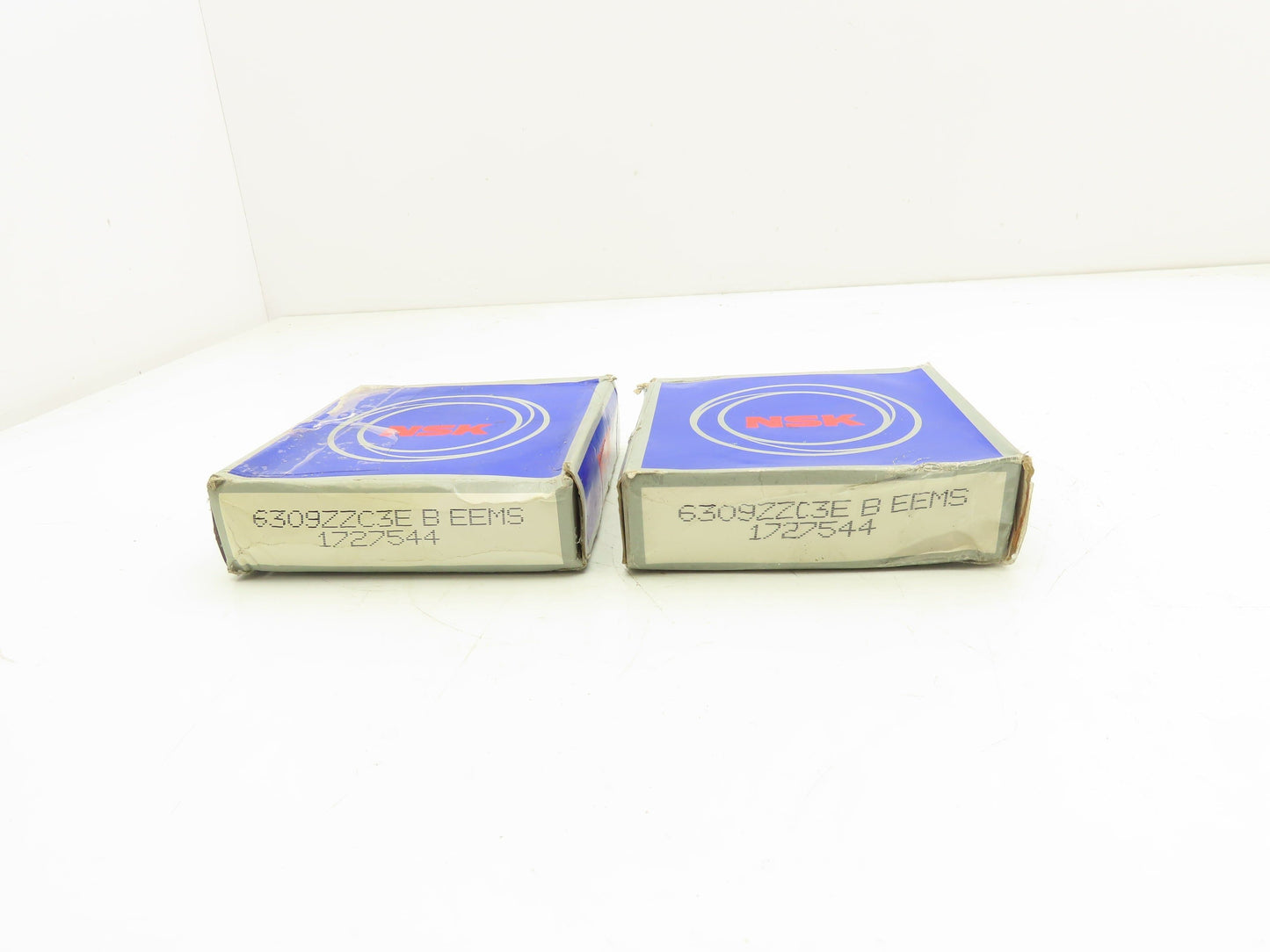 NSK 6309ZZC3 Deep Groove Ball Bearing 45 mm ID 100 mm OD Lot of 2