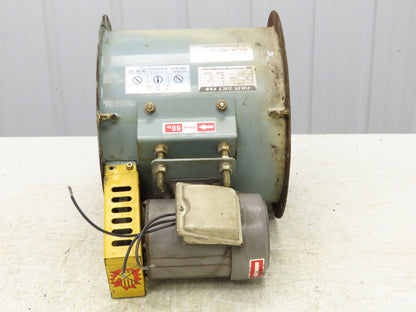 Fulta Electric DBP3M2-3 Tube Axial Blower Fan 12" 1000 CFM 220V 3PH Belt Drive