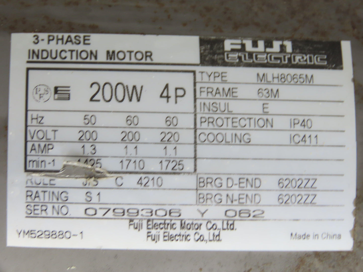 Fulta Electric DBP3M2-3 Tube Axial Blower Fan 12" 1000 CFM 220V 3PH Belt Drive