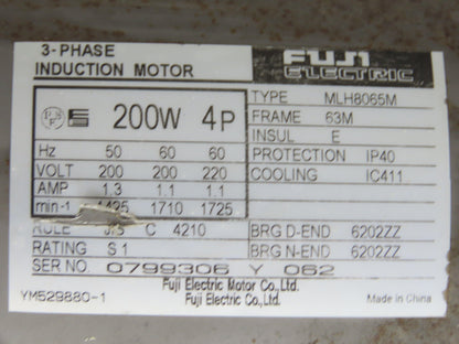 Fulta Electric DBP3M2-3 Tube Axial Blower Fan 12" 1000 CFM 220V 3PH Belt Drive