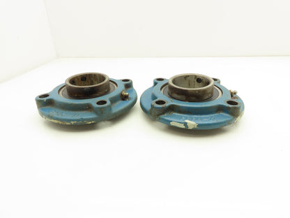 McGill PFC4-11 4-Bolt Flange Mounted Bearing 2-1/4" Bore 3-3/4" OD Lot of 2
