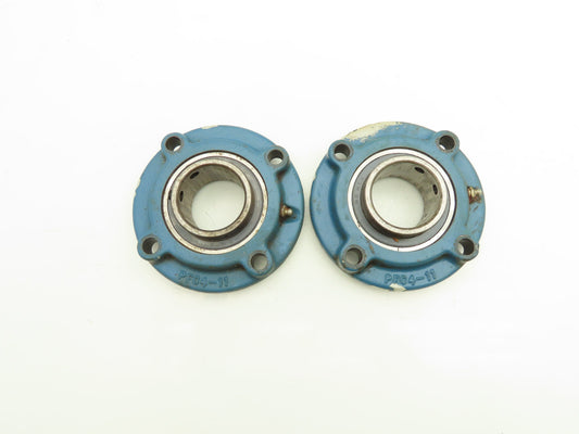 McGill PFC4-11 4-Bolt Flange Mounted Bearing 2-1/4" Bore 3-3/4" OD Lot of 2