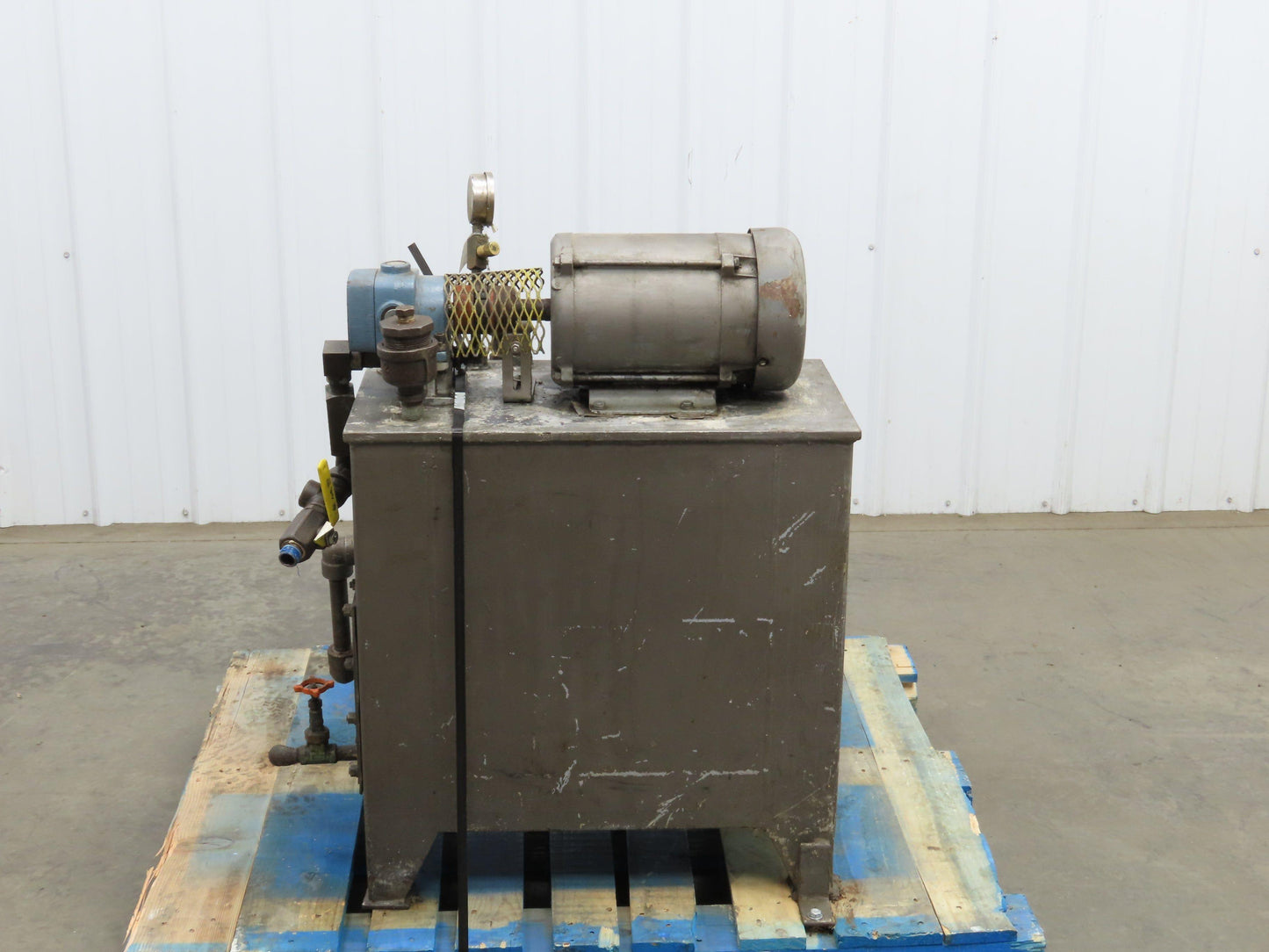 Continental Hydraulic Power Unit 20 Gal 1000psi 8gpm Pump 3Hp 460V w/Oil Cooler