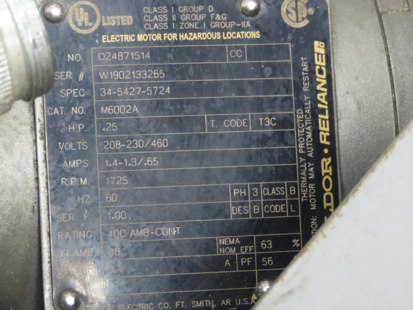 Continental Hydraulic Power Unit 20 Gal 1000psi 8gpm Pump 3Hp 460V w/Oil Cooler