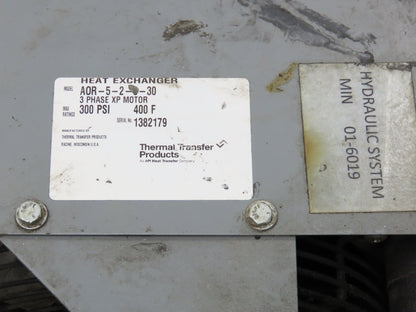 Continental Hydraulic Power Unit 20 Gal 1000psi 8gpm Pump 3Hp 460V w/Oil Cooler