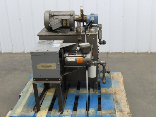 Continental Hydraulic Power Unit 20 Gal 1000psi 8gpm Pump 3Hp 460V w/Oil Cooler