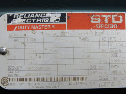 Continental Hydraulic Power Unit 20 Gal 2000psi 8gpm 7.5Hp 460V w/Oil Cooler