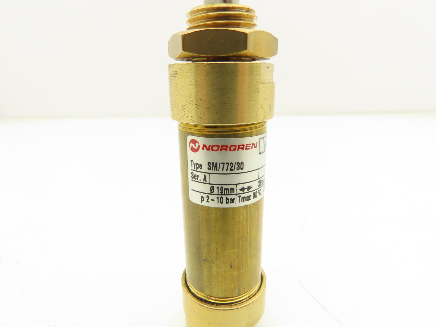 Norgren SM/772/30 Pneumatic Cylinder 19mm Bore 30mm Stroke Spring Return G1/8"