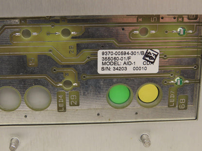 VideoJet Excel Ink Jet Printer Keyboard Interface Panel LCD Display